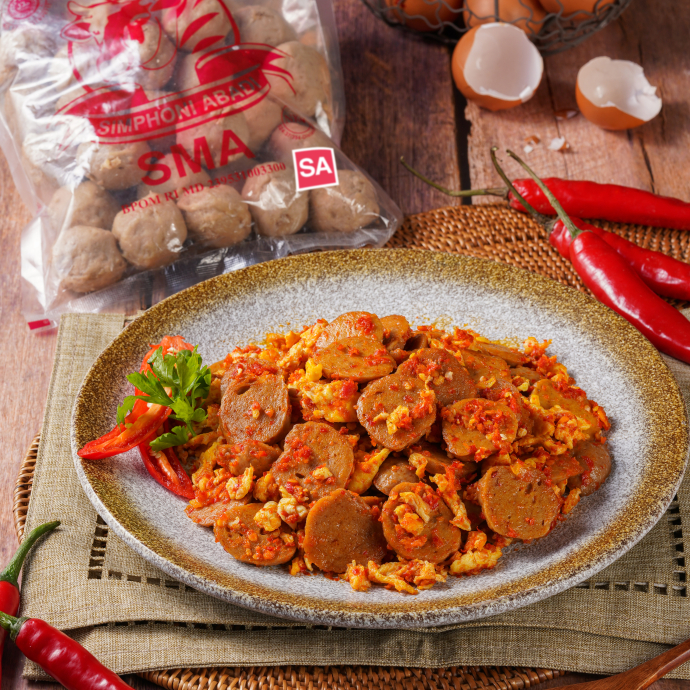 Bakso Telur Orek Pedas